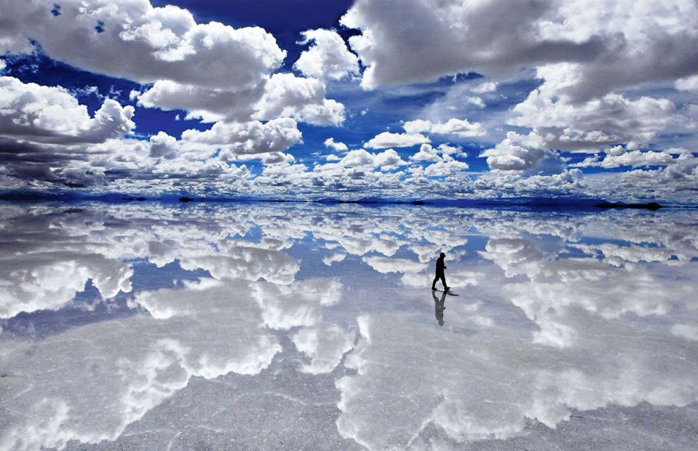 Earth And Sky Blend Together