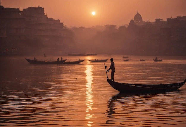 Dawn Boat Ride on the Ganga