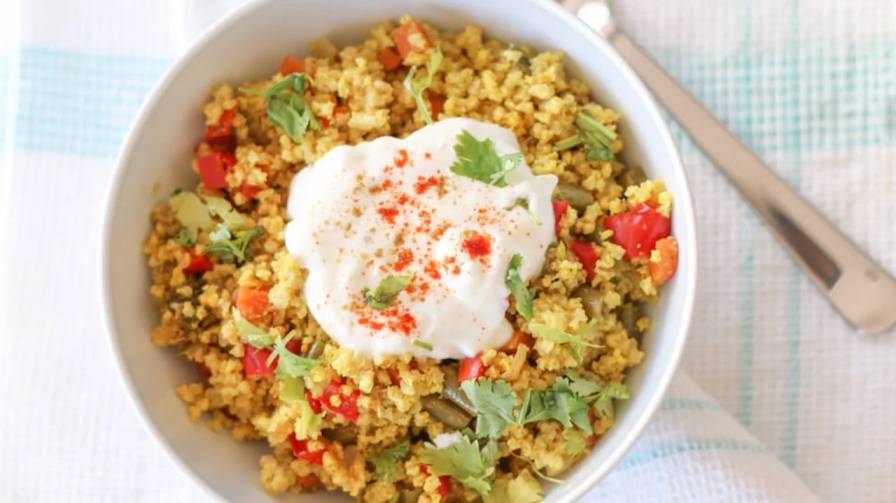 Paneer and Vegetable Stir-Fry with Millet